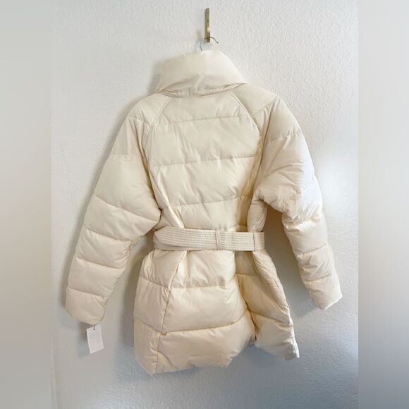 Cole Haan Signature quilted puffer jacket in cream XL. NWT - Picture 5 of 10